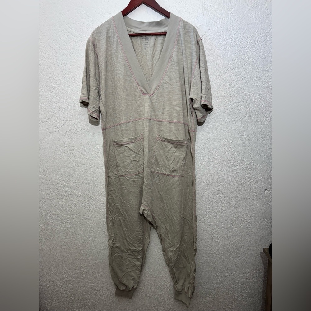Natural Life Oversized Comfortable Pocket Jumpsuit Size Small